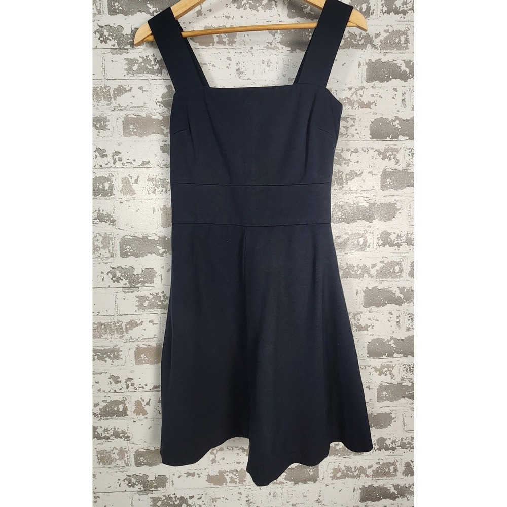 Banana Republic A-Line Dress Size 4 Navy Milly Collection Mini Sleeveless Career - Picture 1 of 16